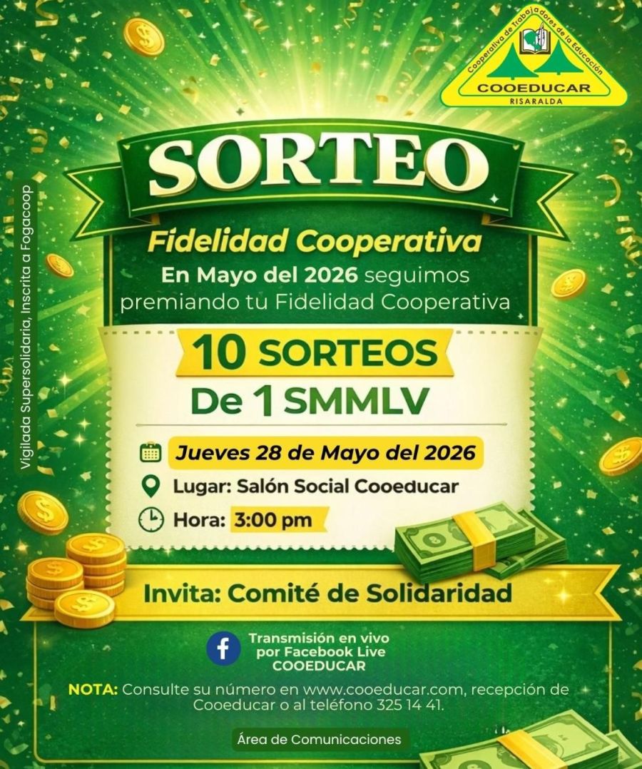 sorteo mayo 2026